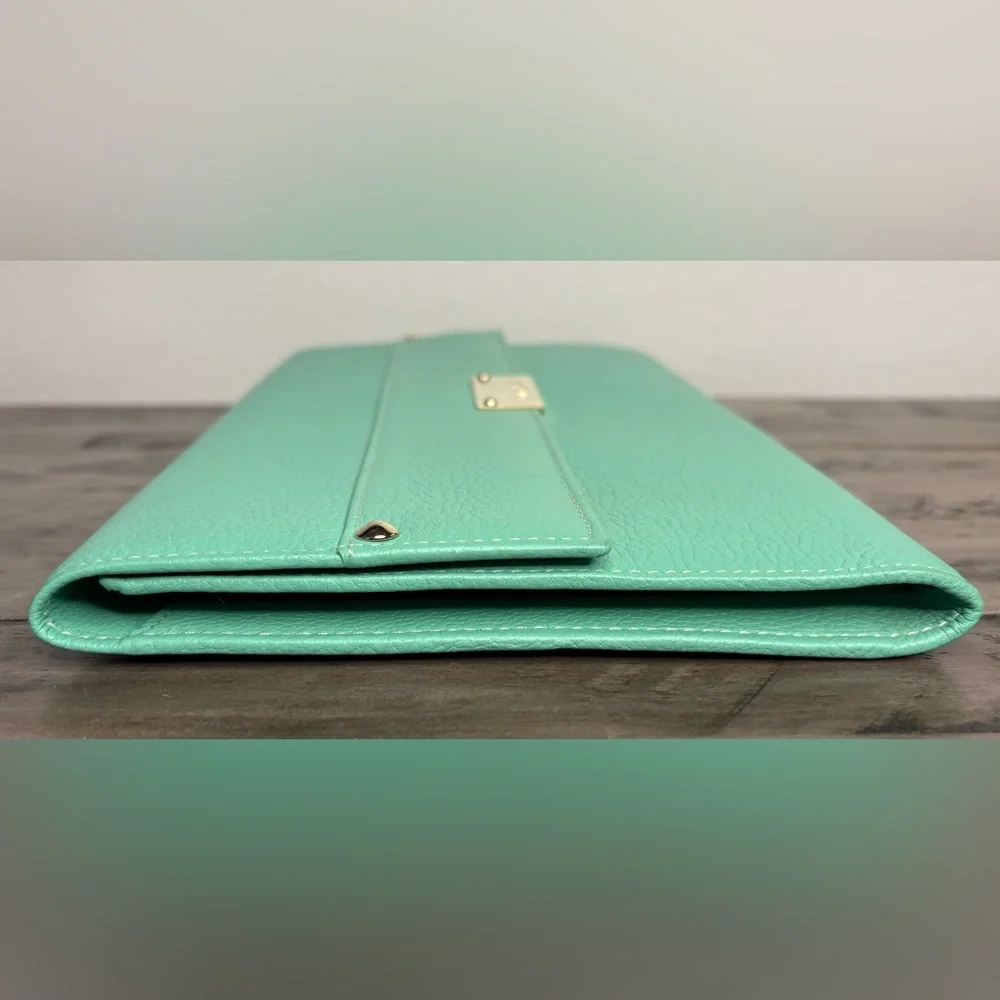 Jimmy Choo Aqua Leather Wallet, perfect condition/never worn. - Picture 6 of 10